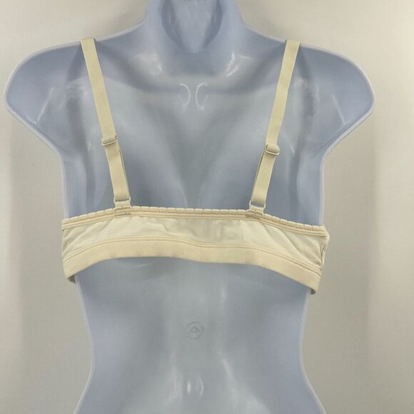 PINK Victoria's Secret XL Powder Puff Bralette Snowflake Pom Pom Triangle - Picture 2 of 13